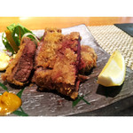 あじ彩　真 - ヘレビフカツ。ボリュームは控えめ。