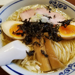 貪瞋癡 - 氷見産煮干しラーメン  別皿トッピングOn❗️