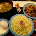 松屋 - ライスが欲しい… 野菜もしっかり食べますよ！