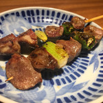 やさい串巻き なるとや - ずりも歯ごたえ抜群で美味しい〜〜