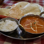 Indian restaurant Shakti - Bセットのポークカレー（辛口）他