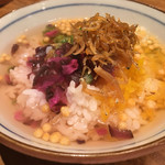 やさい串巻き なるとや - レセプションお茶漬けもありますよー