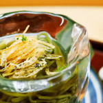  笹の葉の冷麦
