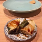 うを徳 - 鮑（握り）