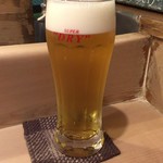 うを徳 - 生ビール