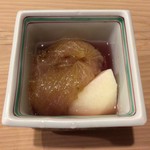 うを徳 - 水菓子（京都 山城 無花果 + 桃）