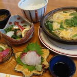 旬彩料理 以志や - 料理写真:柳川風陶板定食
