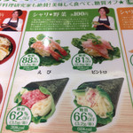 Muten Kurazushi - シャリ野菜 意外と美味しい。でもお寿司とは別物。