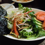 韓国創作料理 あぼじ - チョレギサラダ（韓国海苔のグリーンサラダ）　