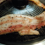 韓国創作料理 あぼじ - サムギョプサル（三段バラ豚肉）