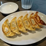麺屋 麒麟 - [料理] 焼き餃子 プレート全景♪ｗ