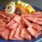 伊万里牛の盛り合わせ（優コース）