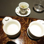 茶禅華 - 杏仁豆腐　二つの温度で