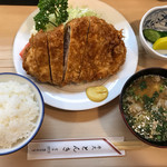 とんき - リブロースかつ定食