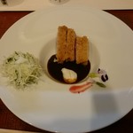 蓬左茶寮 - 味噌かつ