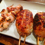もつ焼 あぶさん 江古田店 - ◆手作りつくね、鶏にんにく間