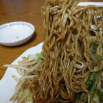 おとっつ庵 - 焼きそばの麺・米沢麺です。