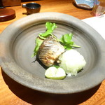 島之内 一陽 - 秋刀魚と松茸に焼き物