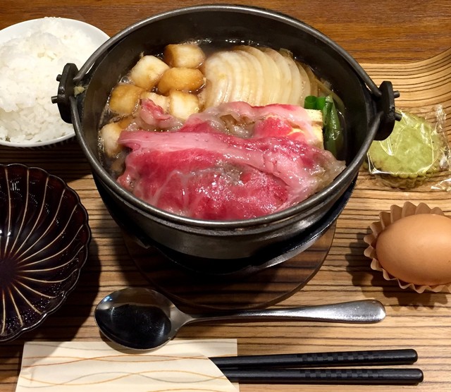 河原町 ｜佰食屋 すき焼き専科【 和食 すき焼き / 肉 ステーキ / ランチ 安い 人気 / 子連れ 高島屋近く】>