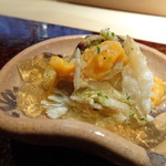 菊鮨 - ◆山口の渡り蟹・・甘くていいお味、出汁で作られたジュレが美味しくて。