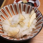 日本料理 きた川 - 食事　松茸ご飯