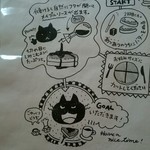 ホットケーキ つるばみ舎 - めにゅーのうらがわ