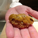 菊鮨 - ◆赤雲丹・・赤雲丹らしい旨みを感じる品。