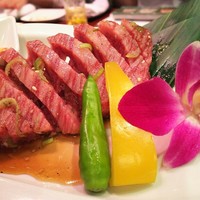 游玄亭 ホテルニューオータニ大阪店 - 添えられてるニンニクチップも、美味でした。