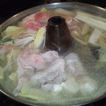 ラーメン櫻島 - 幻の裏メニュー　黒豚しゃぶしゃぶ　【　２０１１年３月　】