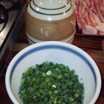 ラーメン櫻島 - 幻の裏メニュー　黒豚しゃぶしゃぶのポン酢とネギ　【　２０１１年３月　】