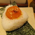 OMUSUBIぜん - 漬卵黄のおむすび