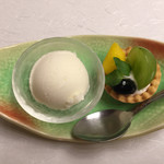 山の神温泉　優香苑 - 夕食…水菓子