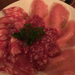 TBE Brewing - 生ハム・ドライサラミ・ナポリサラミ盛り