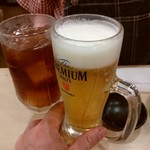 屋台居酒屋 大阪 満マル - 乾杯〜♪