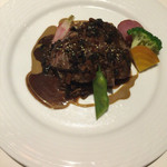 マッシュルーム - 仙台和牛ランプのポワレ 香茸と牛蒡のソース