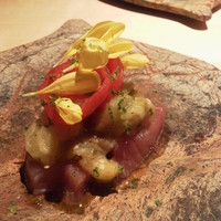 TTOAHISU - ヨコワと焼きナスの一品