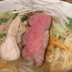 羊肉専門店 辰 - 羊骨汁塩胡椒ラーメン