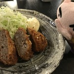 虎丸 - 牛肉のメンチ
