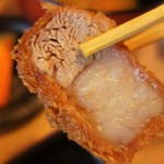 とんかつ 都 - ほのかに、火が通っています