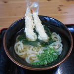 心味 - 海老天うどん、650円