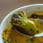 アプランティ - クリームチーズのスープカレー（牛・豚しゃぶ）1200円