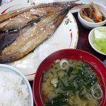 食事処 魚屋の台所 - 開きにしん600円＋定食250円税別