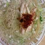 中華そばムタヒロ - 新玉ねぎの冷やし塩鶏そば