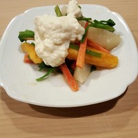 うを徳 - 柿と大根のなますの白和え