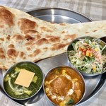 インドレストラン ガンジー - このダブルカレーセットが、なんと６５０円〜♫