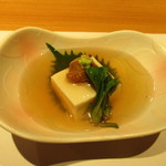 お料理なかき - 玉子豆腐とウニ