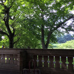 LOUNGE Marron - テラス席から見える風景