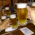 琉球酒場りっかりっか - オリオンビールで「カンパ～イ!!」