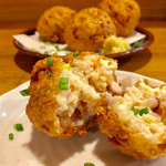 居酒屋 おか吉 - イカの落とし揚げ 350円