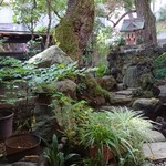 うなぎ・日本料理 ゑびす家 - 中庭。